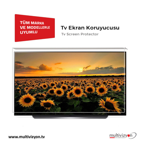 Multibox Tv Ekran Koruyucu 127 Ekran - (50” inch) Tv Koruyucu
