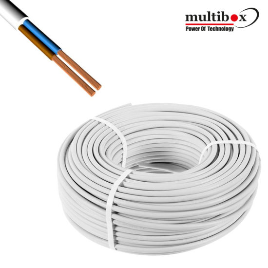 2x0,75 TTR Kablo (24x0,18 mm tel) CCA 100 Metre
