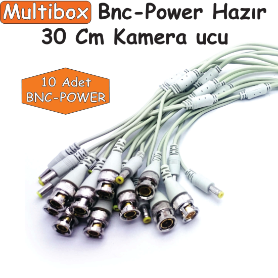 Multibox Bnc-Power Hazır 30 cm Konnektör