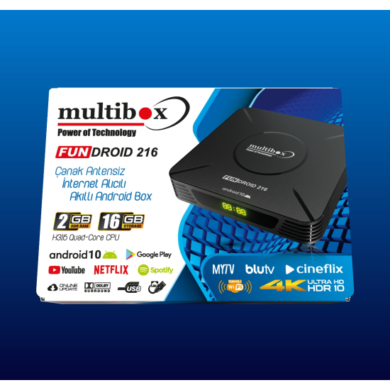 Multibox Fundroid  216 Android Box ANDROİD 10