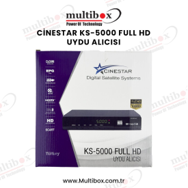 CİNESTAR KS-5000 KASALI HD UYDU ALICISI