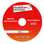 Multibox RG6 U4 Tek Folyo 64 Tel Anten Kablosu 100 Metre